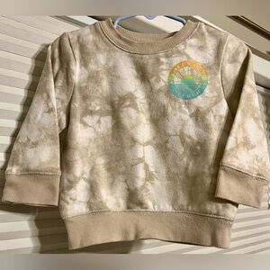 Jumping Beans sz 18 months Boys Graphic Adventure Seeker Sweatshirt Tie Dye Top